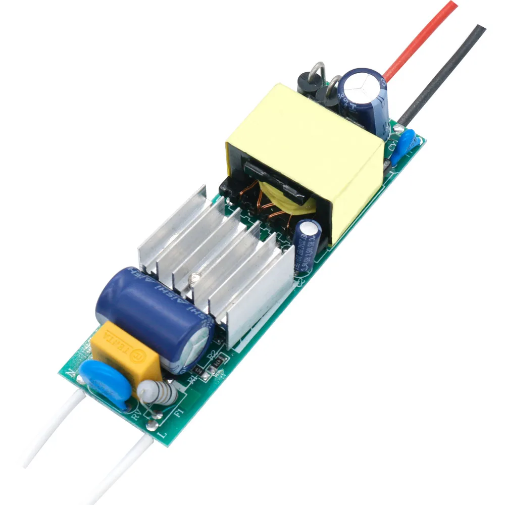 Transformador de iluminación para tira de luz LED, controlador LED de 40W, 50W, 1200mA, sin parpadeo, 85-265V, fuente de alimentación, Control de corriente constante