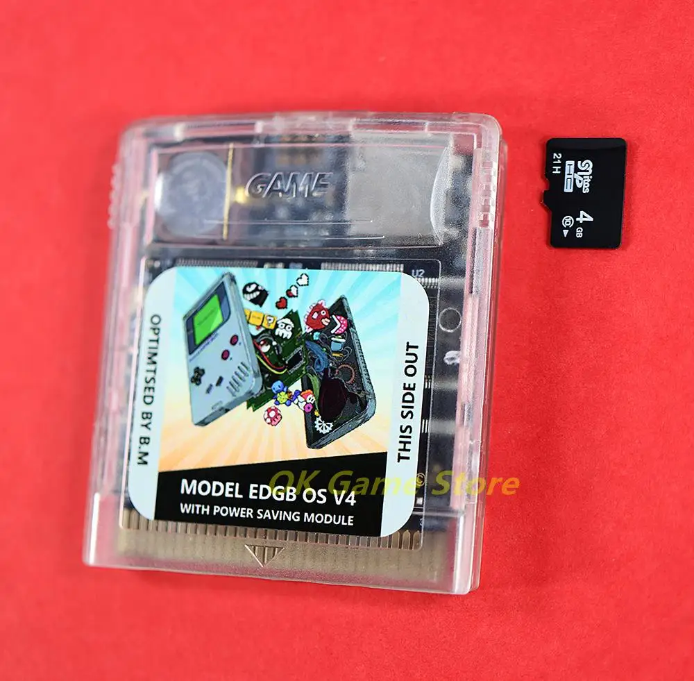 1 Juego para consola de juegos GB GBC GBP, cartucho de tarjeta de juego EDGB Remix, instalación de 2700 juegos con tarjeta de memoria 4G - imagen 3