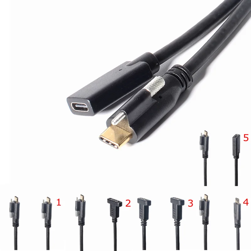 Cable Extensor USB-C Macho-Hembra – Carga y Datos