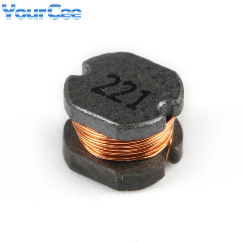 50 Uds CD43 CD32 CD54 SMD Cable bobinado Inductor de potencia Chip 2.2UH(2R2) 3.3UH(3R3) 4.7UH(4R7) 6.8UH(6R8) 10UH(100) Inductancia - imagen 4