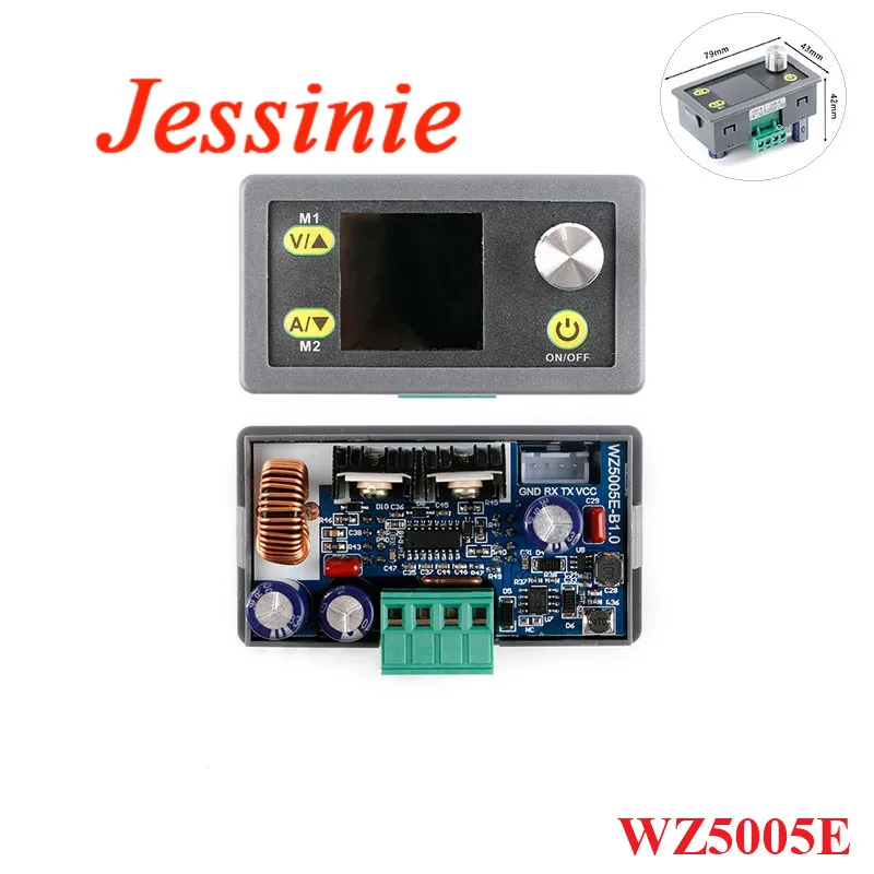 WZ5005E DC reductor módulo de potencia convertidor, voltaje constante, corriente constante CC CV ajustable 50V 5A voltímetro amperímetro