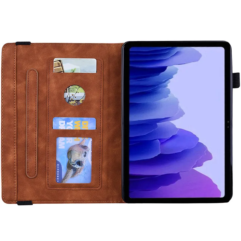 Funda de cuero con relieve 3D para tableta Samsung Galaxy Tab A7, 2020 pulgadas, SM-T500, T505, A7, 10,4 - imagen 5