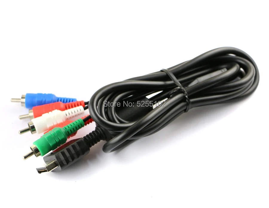 1 Uds. Alta calidad nuevo para Sony para Playstation PS2 para consola PS3 CableArrival Audio Video Cable AV Cable a 3 cables de TV RCA - imagen 2