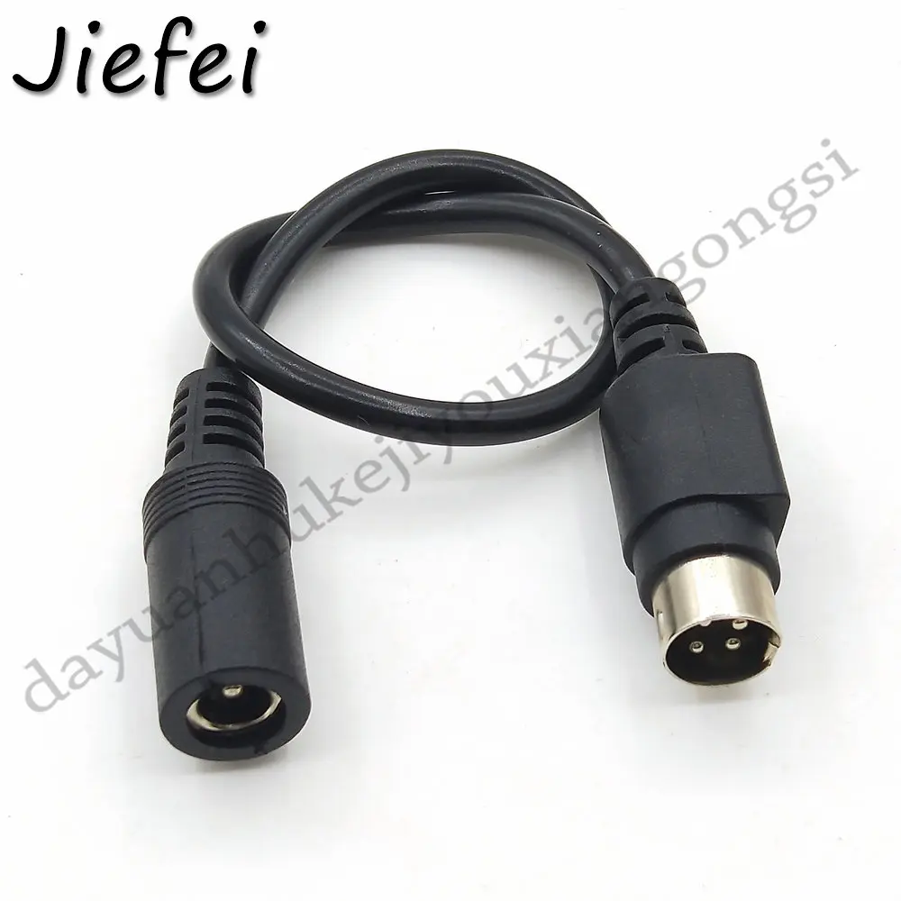 Cable de alimentación de CC de 20cm, conector hembra de 5,5x2,1mm a macho de 4 pines para SATO, TG-5011-19V-ES, TV, LCD, VCR, 2 uds. - imagen 5