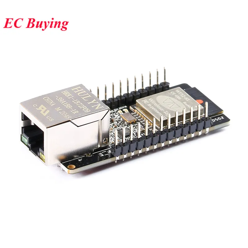 1-5 uds WT32-ETH01 ESP32 puerto serie integrado red Ethernet Bluetooth compatible con WiFi Combo Gateway placa de módulo inalámbrico - imagen 3