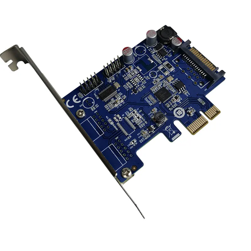 Tarjeta de expansión PCIe, 2 puertos Usb internos, 2 puertos, 9 pines, Usb 2,0, Bluetooth, WIFI, adaptador PCI-E - imagen 3