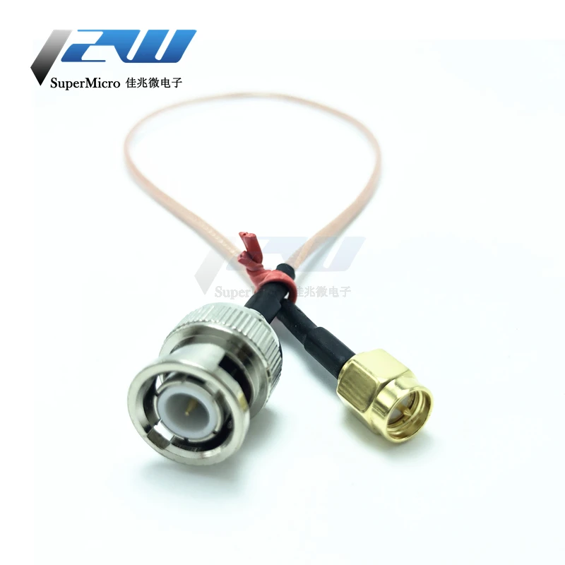 Cable Coaxial de SMA-J a BNC-J, conector BNC macho a SMA macho, engarce RG316, módulo probador de enrutamiento inalámbrico Pigtail - imagen 5