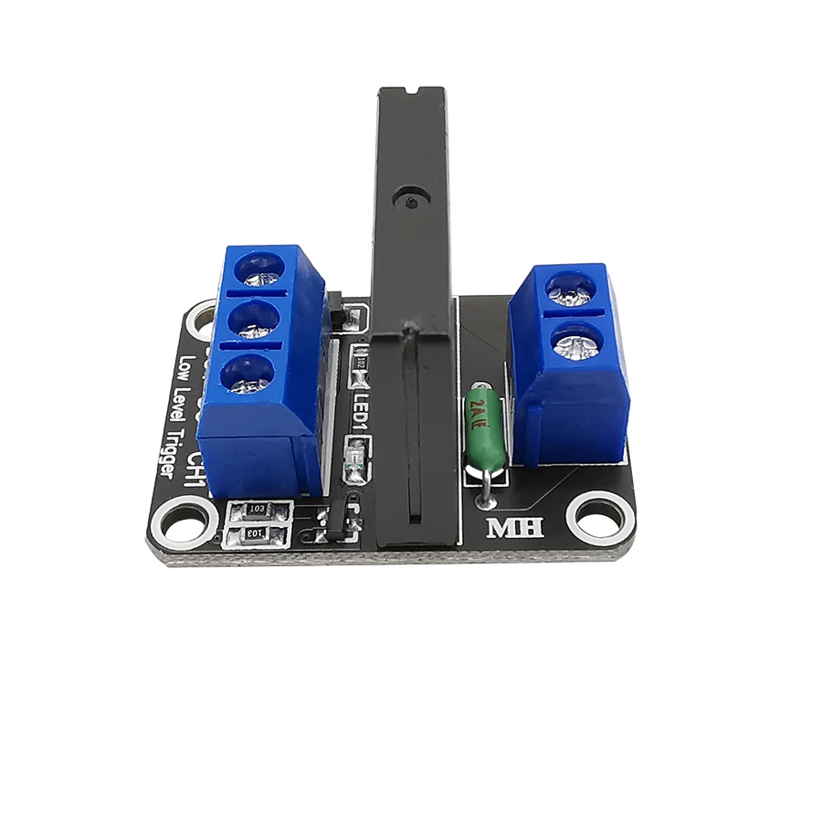 Módulo de placa de relé de disparo de bajo nivel de estado sólido, 5V CC, 1 canal G3MB-202P SSR, salida de 240V 2A con fusible resistivo g3mb 202p, 1 ud. - imagen 4