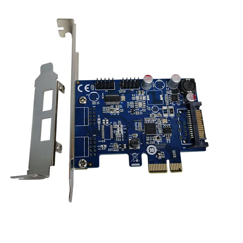 Tarjeta de expansión PCIe, 2 puertos Usb internos, 2 puertos, 9 pines, Usb 2,0, Bluetooth, WIFI, adaptador PCI-E - imagen 2