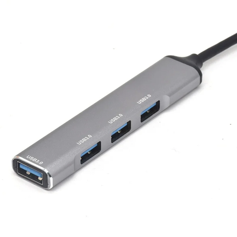 Concentrador USB de alta velocidad para ordenador portátil, 4 puertos USB 3,0 2,0, divisor de 5Gbps, accesorios de computadora, adaptador multipuerto 4 USB 3,0 2,0 - imagen 3