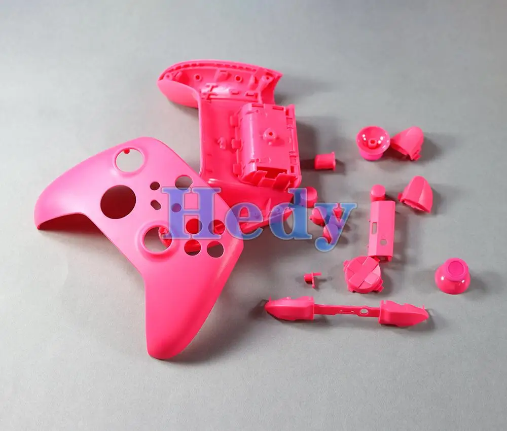1 Juego de carcasa sólida para controlador Xbox Series X S, kit de botones LB RB, parachoques LTRT, botón de encendido - imagen 2
