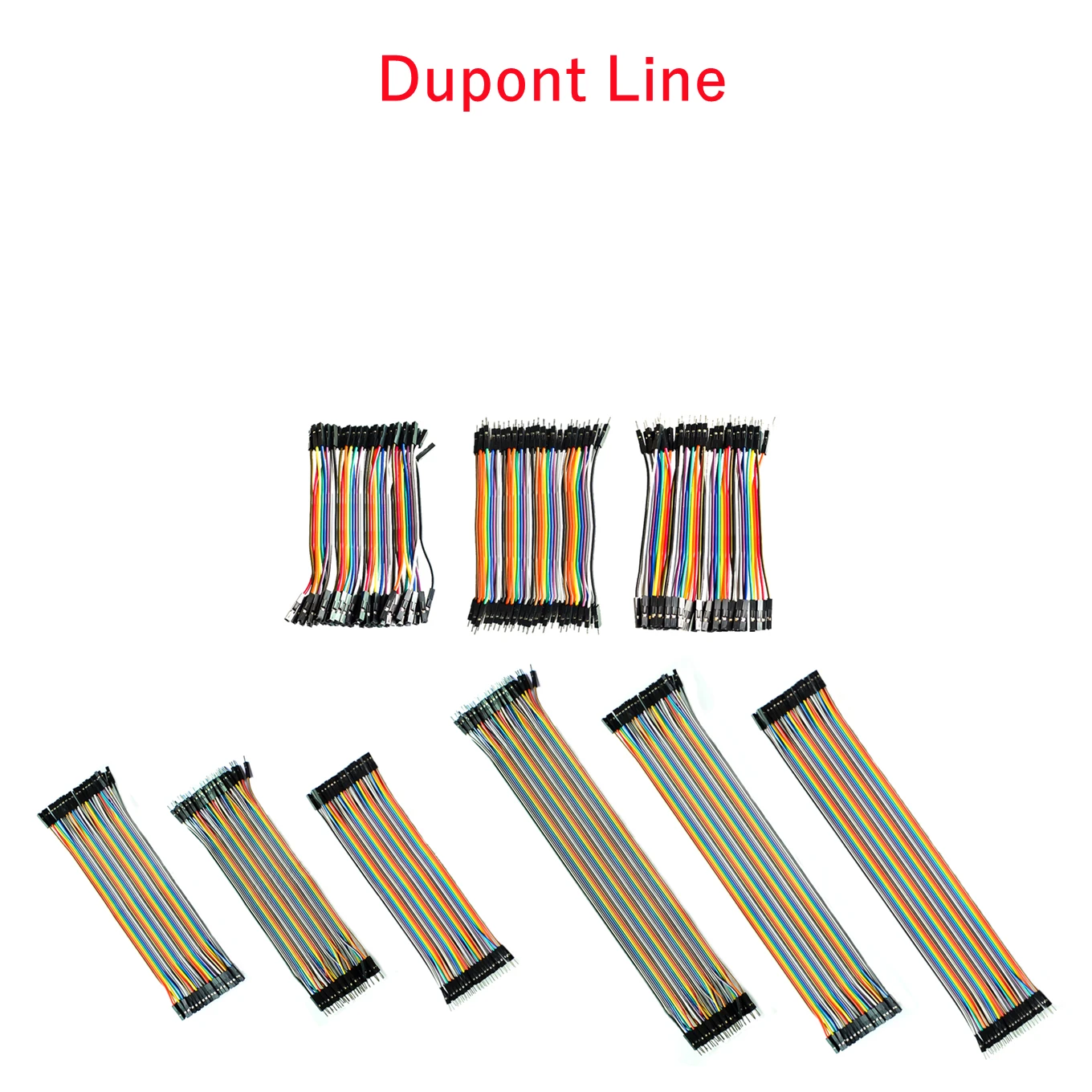 DuPont line-cable de macho a hembra, macho a hembra, 10CM, 20CM, 30CM, 15CM, 40CM