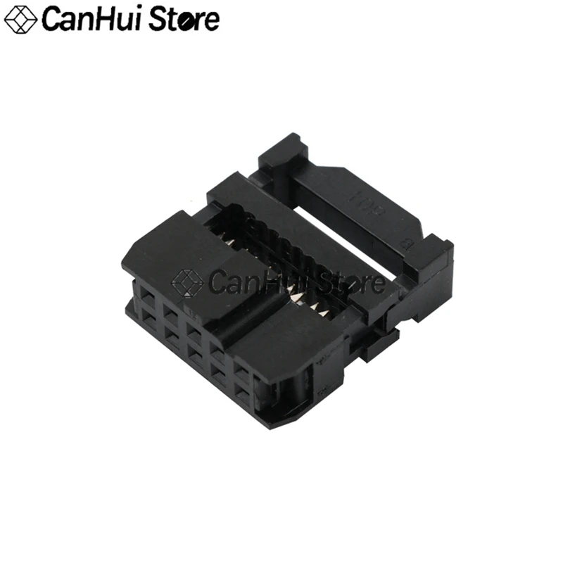 Conector JTAG ISP de doble fila, conector hembra 2x5PIN 10PIN 10P para DC3 IDC BOX, 10 piezas, FC-10p, 2,54 MM - imagen 3