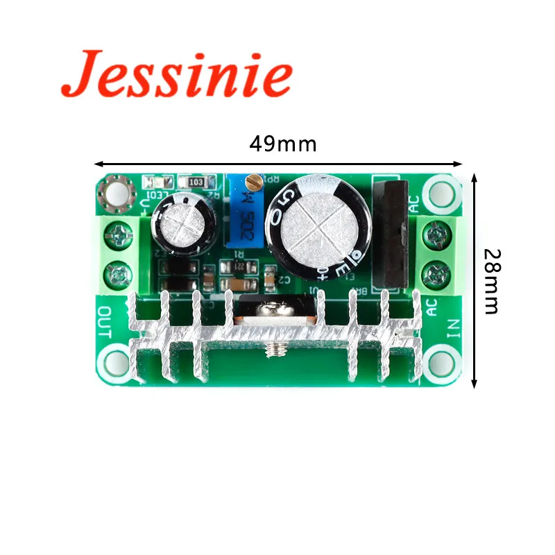 Placa de circuito reductor LM317 DC-DC, regulador lineal DC, módulo de fuente de alimentación, rectificador de filtro, ajustable - imagen 5