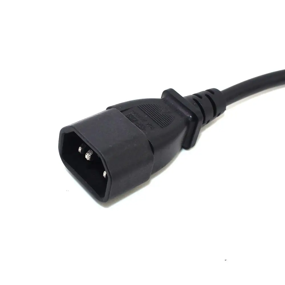 0.5m IEC 320 C14 To C13 Extension Cable For PDU UPS 10A 250V Male Plug To Female Socket AC Power Cord - imagen 4