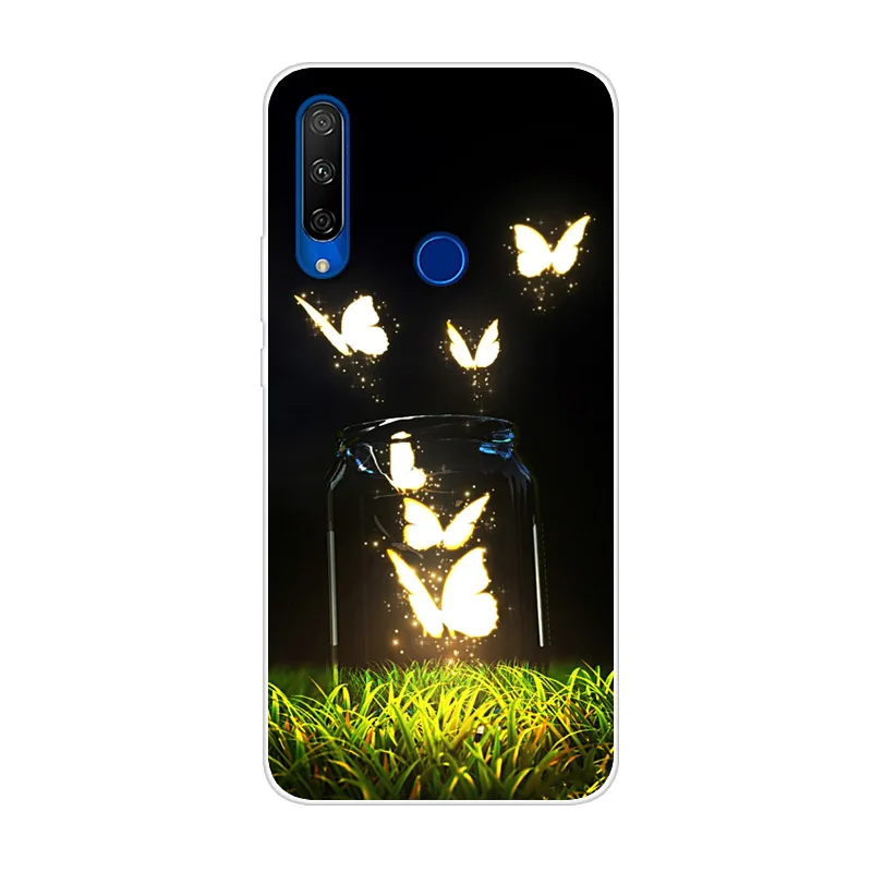 Funda de silicona suave para teléfono móvil, carcasa trasera de 6,15 pulgadas para Huawei Honor 20 Lite MAR-LX1H, a prueba de golpes, ruso 2020 - imagen 2
