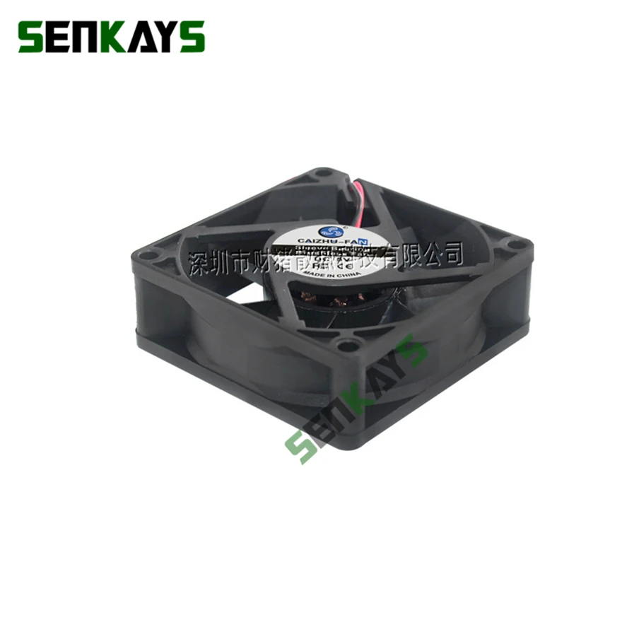 Ventilador de refrigeración para CPU, carcasa de 2 pines, DC 5V, 12V, 24V, 70MM, 70x70x25MM, 7025 - imagen 4