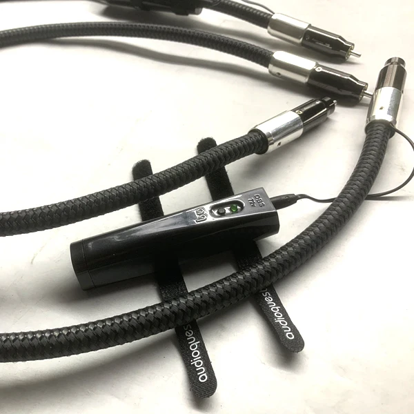 Cable de interconexión Hifi Hi-End Audiophile WILD plateado RCA con 72V DBS sin batería - imagen 4