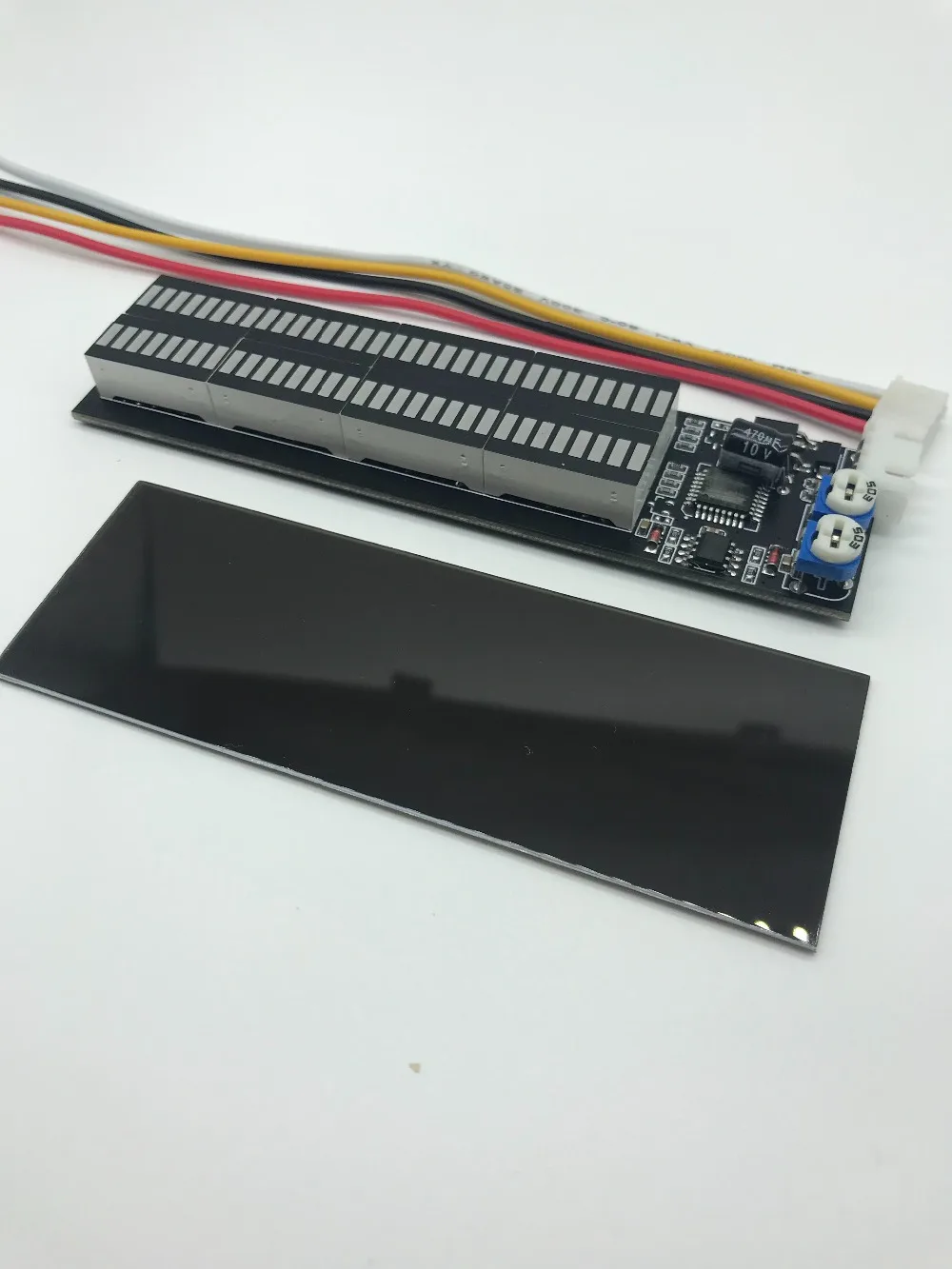 Indicador de nivel LED multimodo 32, pantalla de espectro de música, luz de atmósfera, lámpara de ritmo de Audio, medidor VU para reproductor de coche DC 12V - imagen 2