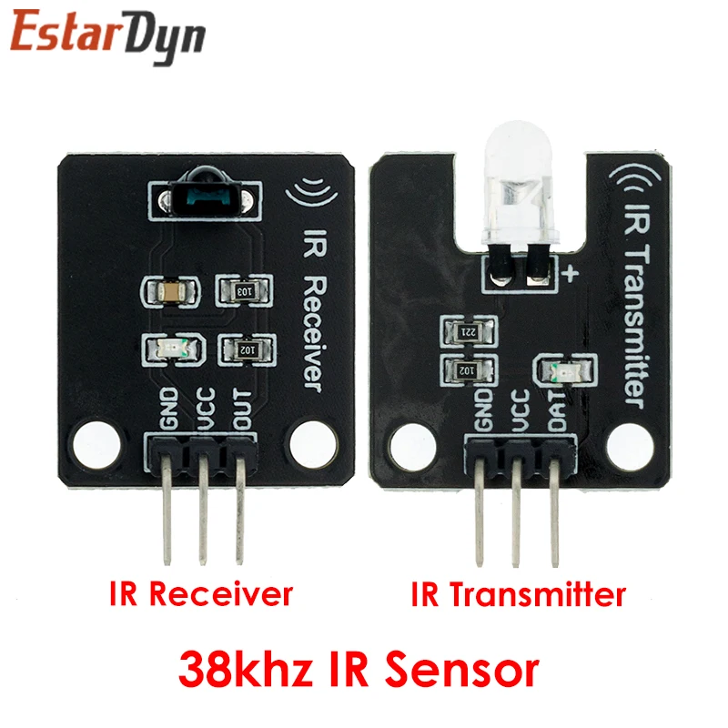 Módulo transmisor infrarrojo IR, módulo de Sensor receptor infrarrojo Digital Ir de 38khz para bloque de construcción electrónico Arduino - imagen 4