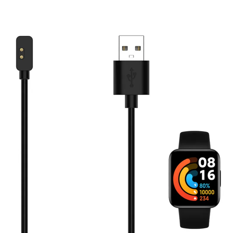 Adaptador de cargador de base para reloj inteligente, Cable de carga USB, Cable de alimentación para Xiaomi Redmi Watch 2/Mi Watch Lite Watch2, Accesorios inteligentes