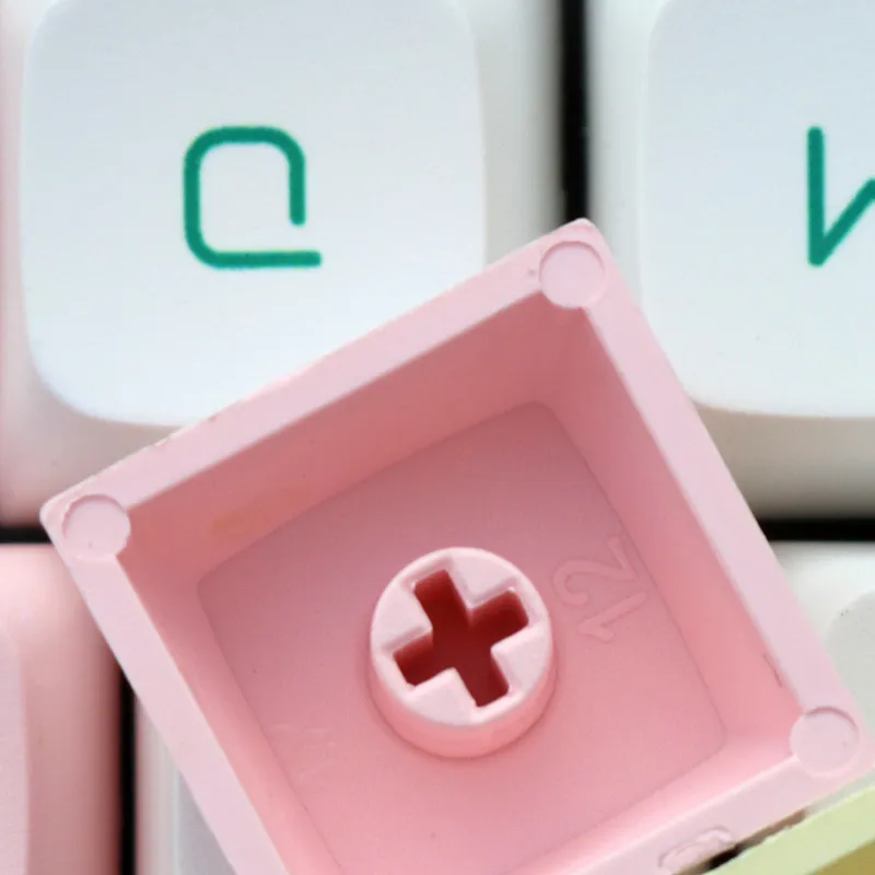 1 Juego completo de tapas de teclas de sublimación de tinte Macaroon PBT para teclado mecánico MX Switch, teclas de perfil XDA para IKBC Cherry FILCO - imagen 2