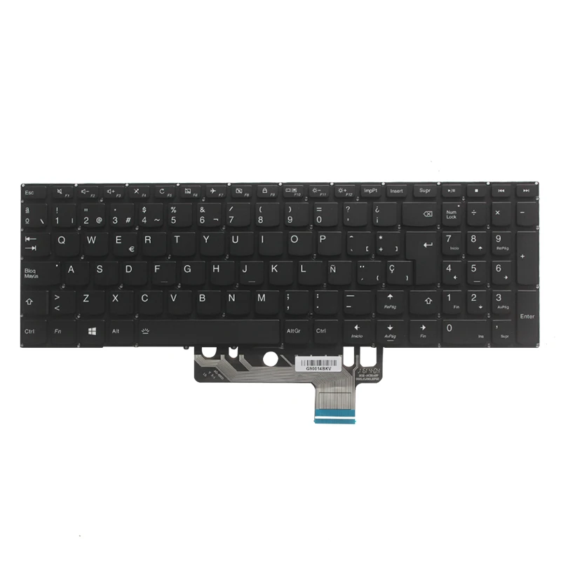 Teclado de ordenador portátil con retroiluminación, accesorio para LENOVO Ideapad 310S-15 310S-15IKB 310S-15ISK 510S-15IKB 510S-15ISK 510S-15, español, nuevo - imagen 3