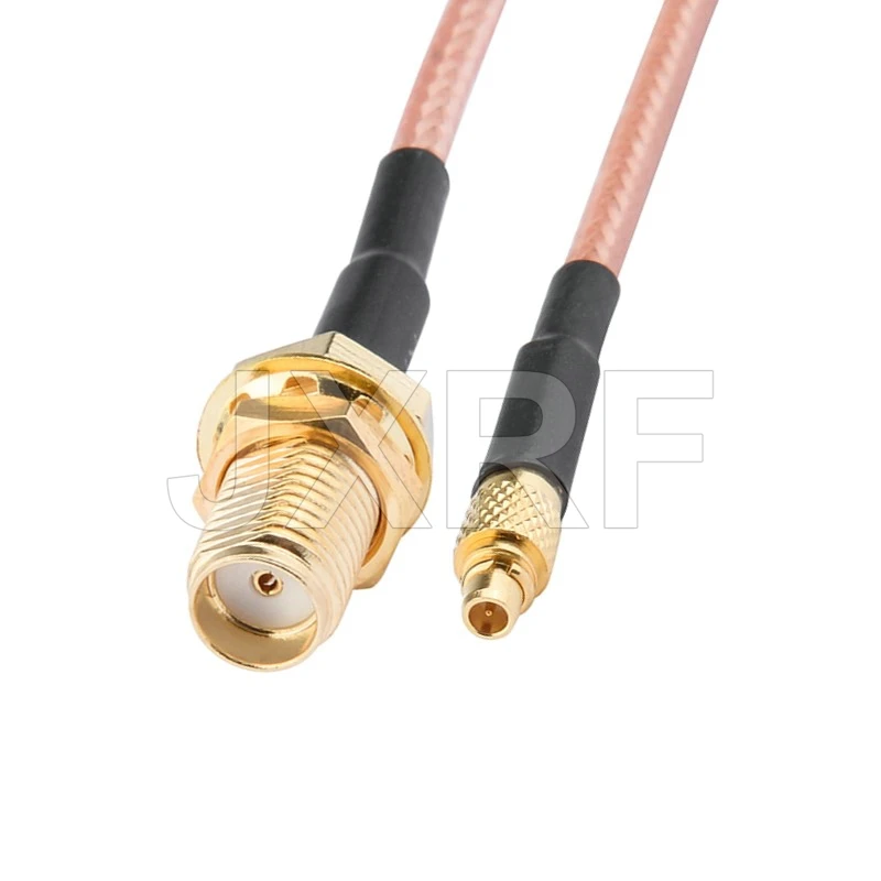 1 unidad MMCX macho a SMA hembra brida montaje en Panel RG316 Pigtail FPV cable de extensión de antena para drone UAVTBS UNIFY PRO 32 HV (MMCX) - imagen 5