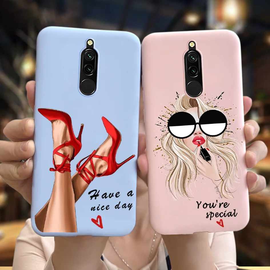 Funda para Xiaomi Redmi 8 Fundas Redmi 8A contraportada Coque Fundas de dibujos animados bolsa de teléfono suave de TPU para Xiaomi Redmi 8 8A A8 Redmi8 parachoques - imagen 3
