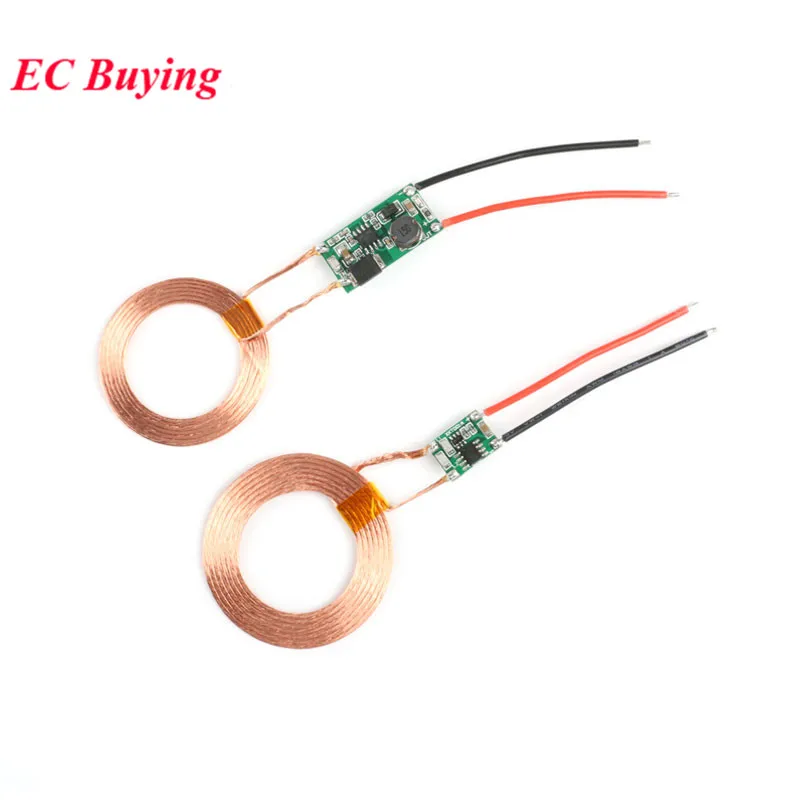 Módulo de potencia de cargador inalámbrico 5V 2A 2.6A, transmisor, receptor, Chip de carga, placa de circuito de Terminal de bobina, XKT001-01 para teléfono DIY - imagen 4