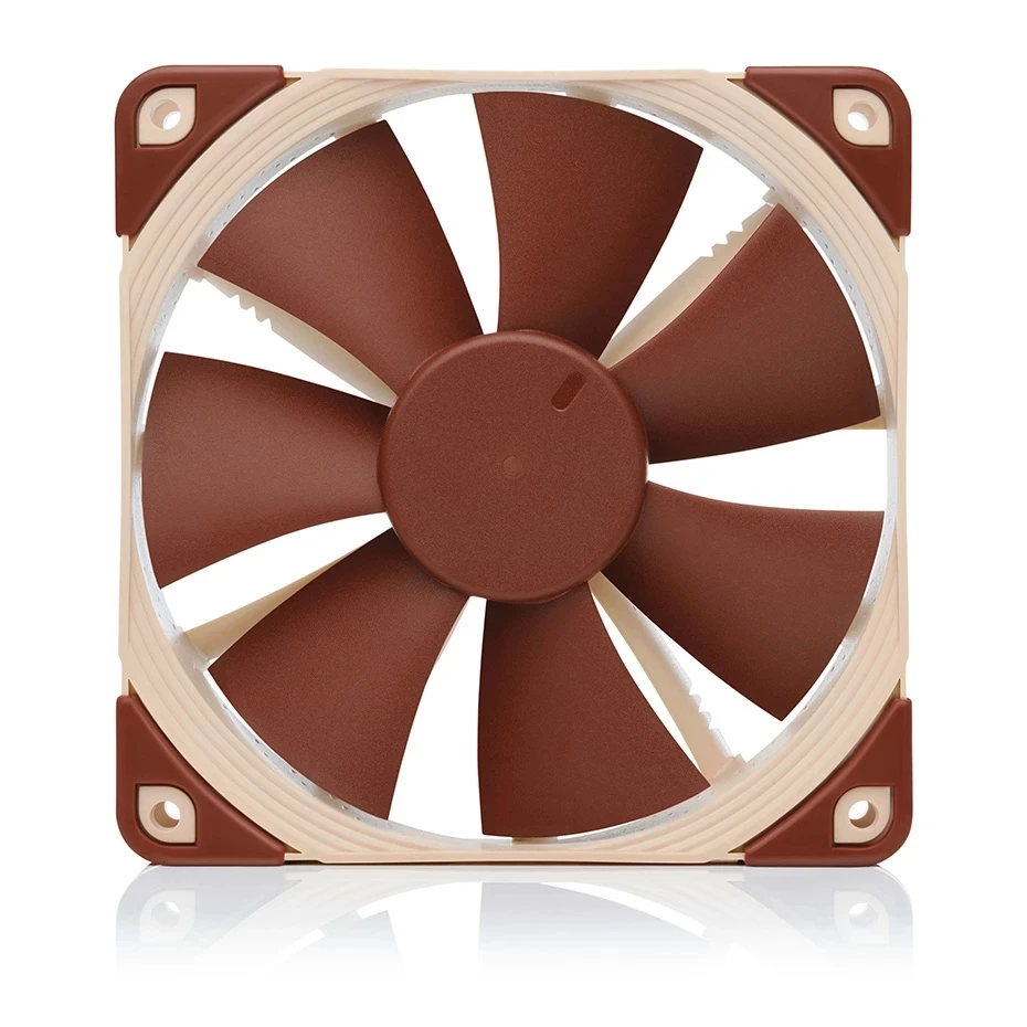 Noctua-ventilador de carcasa de ordenador de NF-F12, ventilador de chasis de refrigeración de CPU de escritorio silencioso de alta calidad, 12V PWM, 120mm - imagen 3