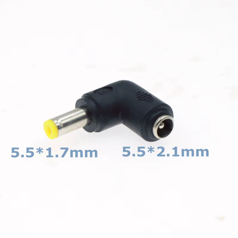 Conector alimentación CC 90 grados hembra 5,5x2,1 a macho múltiple - imagen 5
