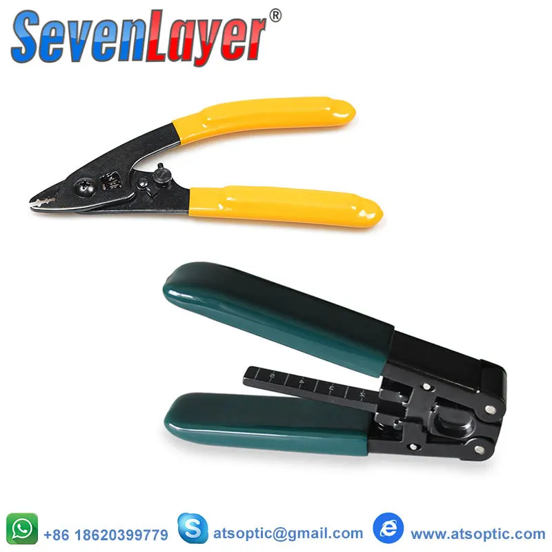 FTTH herramienta fría fibra Clauss dos funciones pelador de cables flexible conjunto combinado precio al por mayor