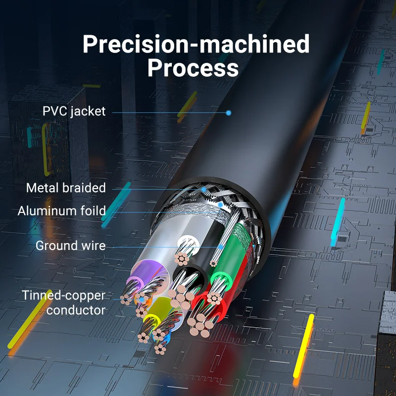 Vention-Cable de extensión USB 3,0, extensor de Cable de datos de velocidad rápida para PC, Smart TV, Xbox One, SSD, 3,0, 2,0 - imagen 4