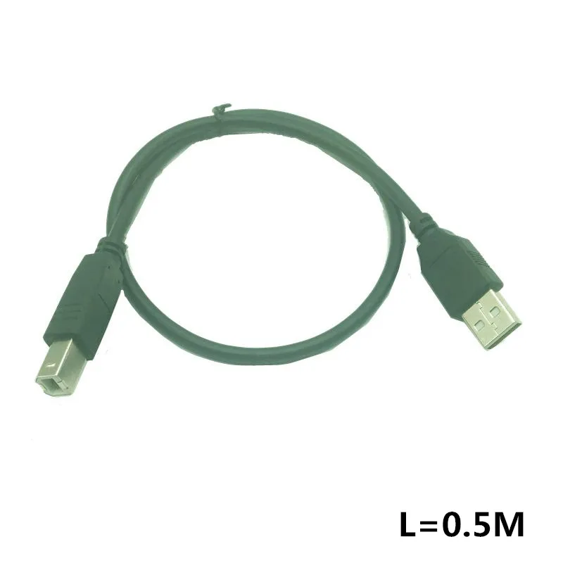 USB 2,0 tipo A macho a USB tipo B macho USB-B impresora escáner cable de disco duro 30cm 0,3 m 150cm 1,5 m 0,5 m 50cm - imagen 5