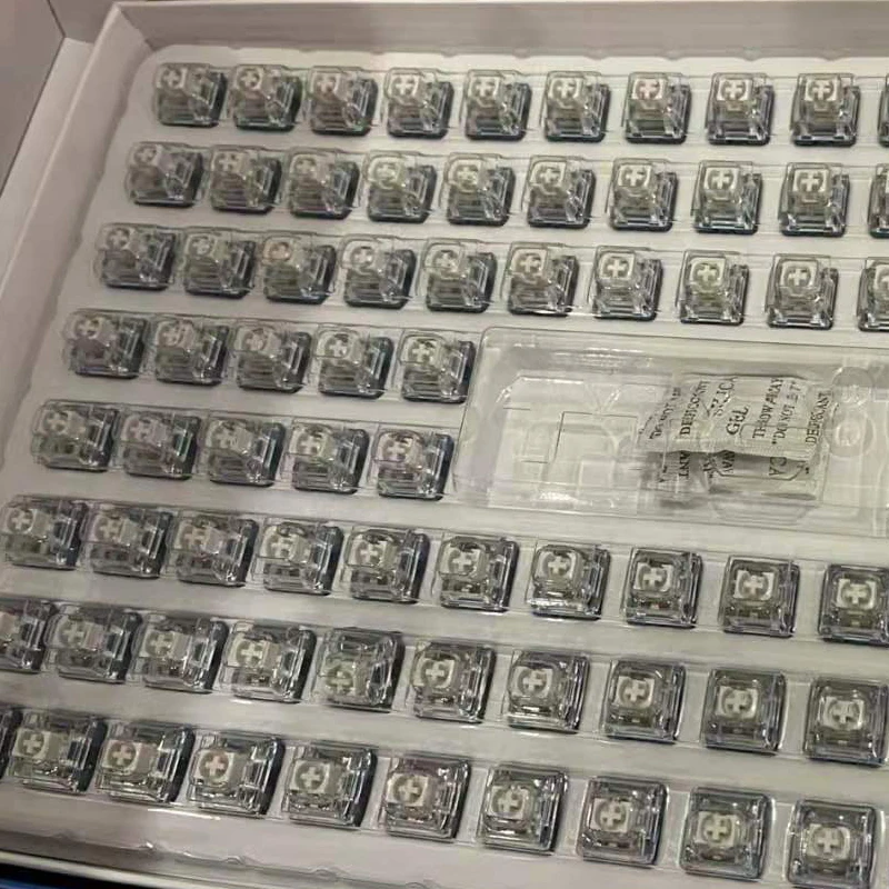 Interruptor mecánico TTC Frozen V2, teclado silencioso lineal de 39g, 3 pines, sensación de mano igual que en oro, rosa, RGB transparente - imagen 4