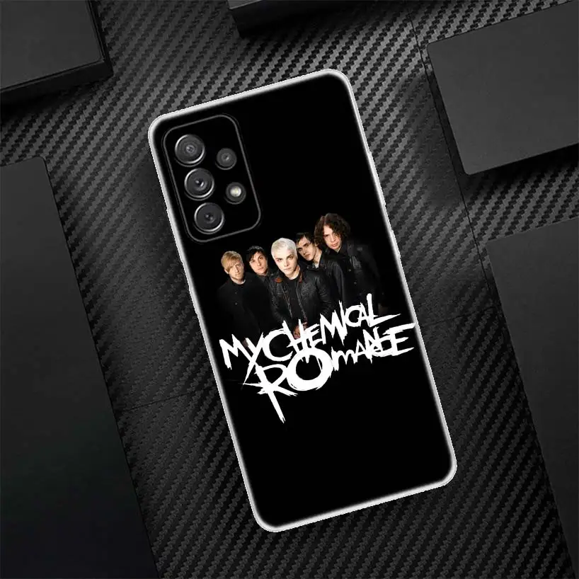 Funda de teléfono de silicona My Chemical Romance MCR para Samsung Galaxy A54, A52, A53, A14, A12, A13, A24, A22, A23, A34, A32, A33, A04S, A02S, A03 - imagen 5