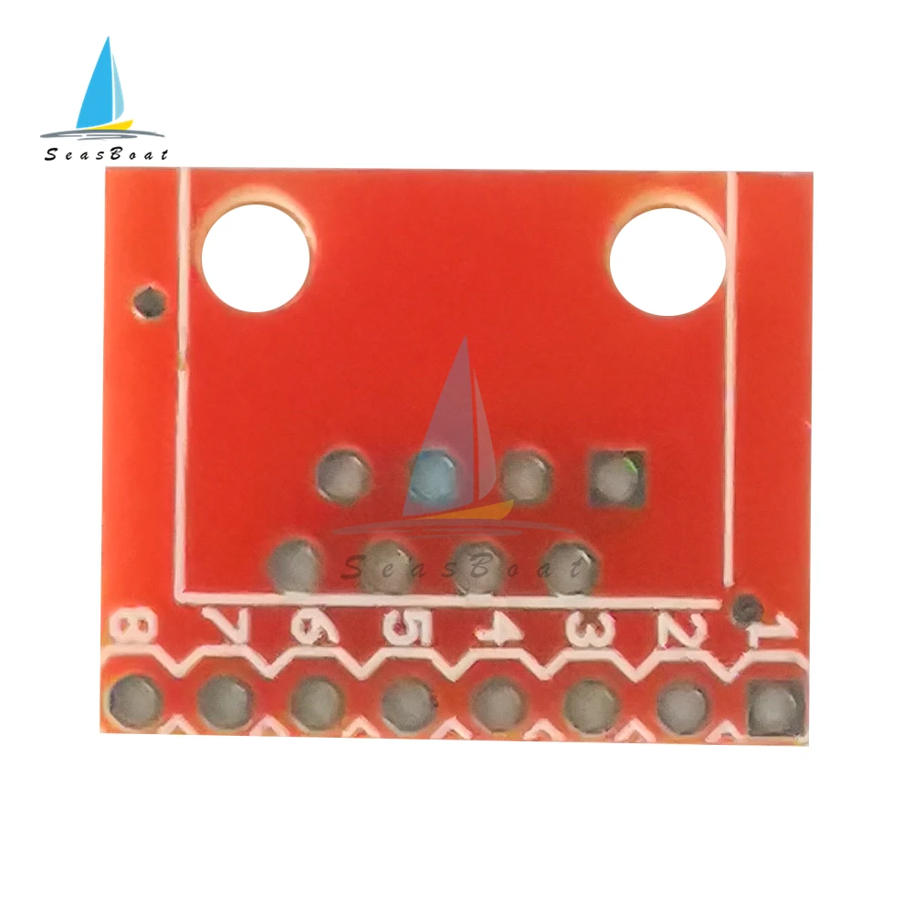 Placa adaptadora RJ45, conector Ethernet Modular, pequeño Mini módulo PCB, conector de red portátil con espaciado de orificios de 0,1 pulgadas - imagen 5