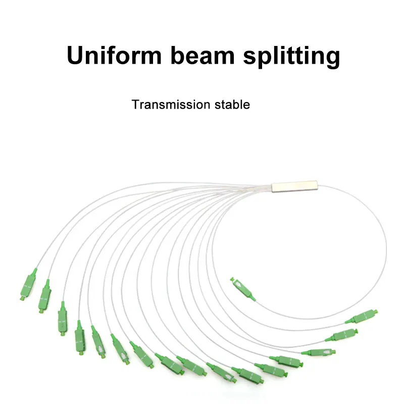 ONTi 5 unids/lote 1X16/1X8/1X4/1X2 PLC SC/APC SM 0,9mm G657A1 PVC 1m FTTH divisor de fibra óptica - imagen 2