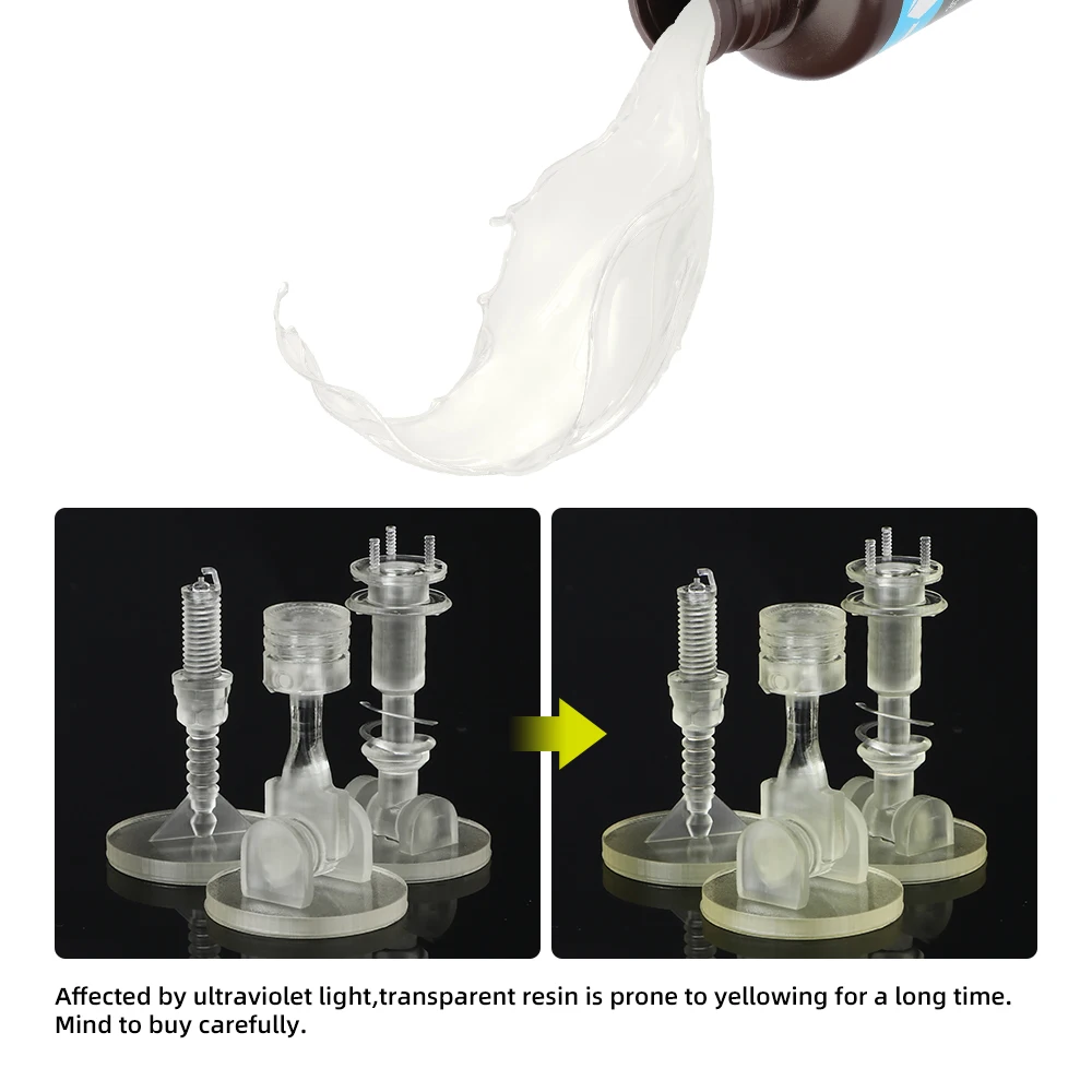 ANYCUBIC-resina estándar de fotopolímero líquido, 1kg/10kg, 405nm, resina UV para impresora 3D, Material de resina de impresión LCD para Photon Mono - imagen 4