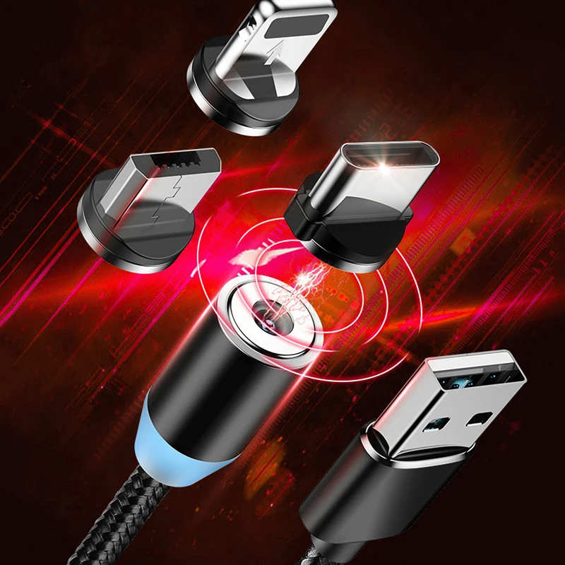 Cable magnetico USB-C carga rapida para Samsung Huawei Xiaomi - imagen 2