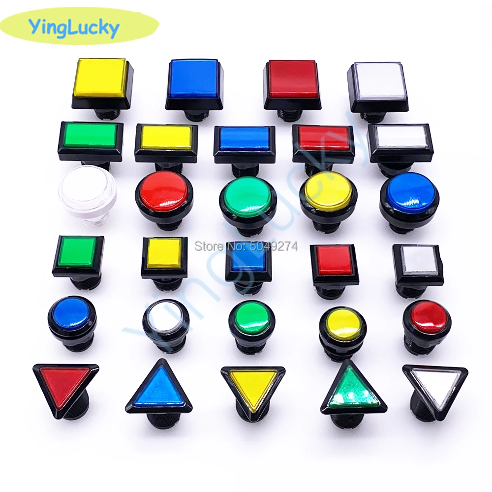 Botón Arcade LED RGB 12V – Múltiples Formas - imagen 3