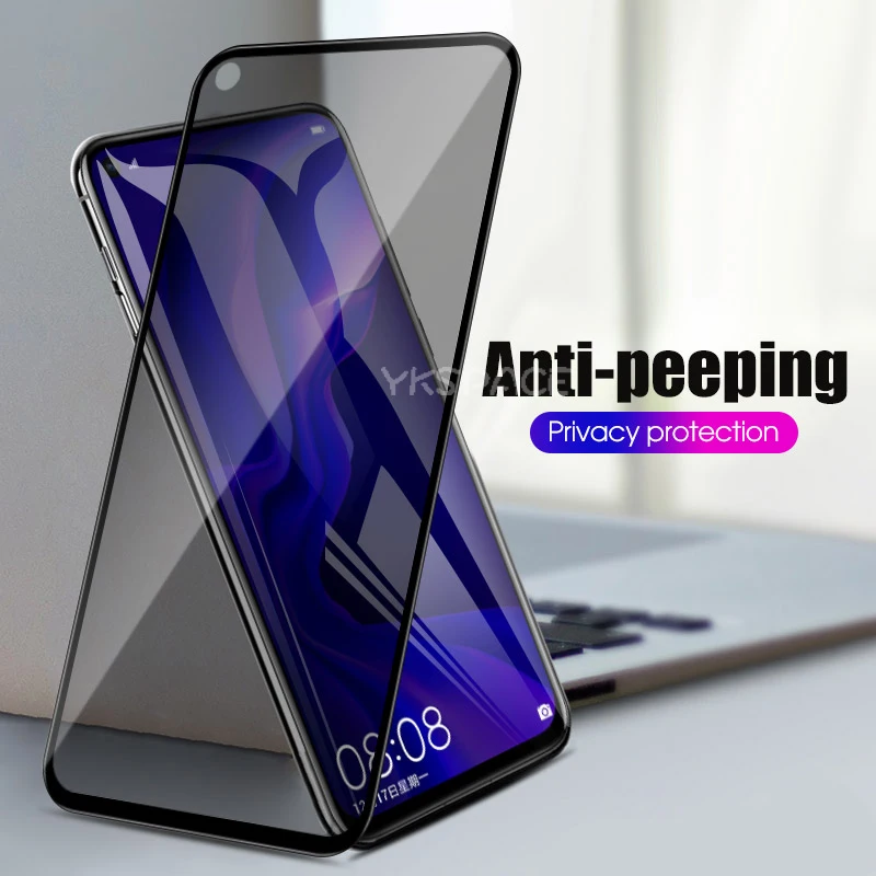 Protector de pantalla de privacidad para Honor 10 10i 20i 20 Pro 20S 20E 30 30S 30i 50 70 80 90 GT Lite vidrio templado antiespía