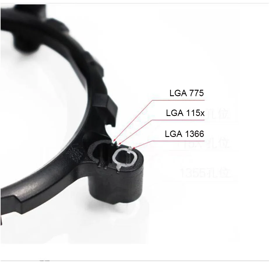 Soporte enfriador de CPU de escritorio, Base de soporte del disipador de calor para enchufe LGA 775 1150 1151 1156 1155 1366 - imagen 3