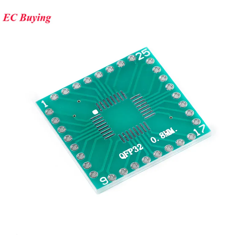 20 piezas/5 unidades LQFP32 SSOP32 FQFP32 TQFP32 adaptador de placa de transferencia PCB Pinboard SMD a DIP32 DIP Pin placa de prueba IC toma de paso de 0,8mm - imagen 2