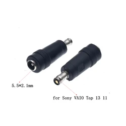 Adaptador de ordenador portátil, CC convertidor de corriente, punta de enchufe para Sony VAIO Tap 13 11 SVT1122X9RW SVT1122Y9EB SVT11229CKB, cargador 5,5x2,5mm hembra