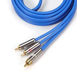 Cable RCA Chapado en Oro para Subwoofer – OFC Alta Fidelidad