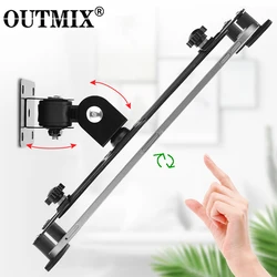 Soporte Montaje Pared Tablet - Aluminum Giratorio 360° Universal 7-13"