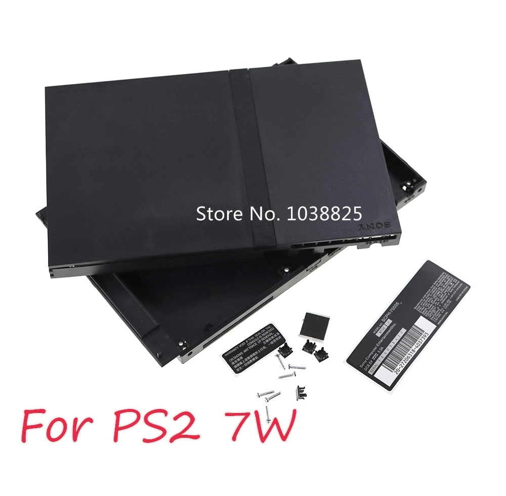 Carcasa completa para consola PS2, carcasa con pegatina para consola PS2, 3W, 30000, 70000, 7000X, 7W, 9W, 9000X, 90000, 9W - imagen 5