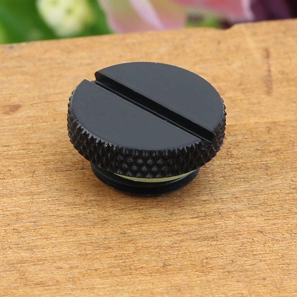 Enchufe Perfil Bajo Rosca Negra G1/4 PC Refrigeración Agua Radiador Depósito Accesorios Refrigeración Agua Ordenador - Vista principal del producto